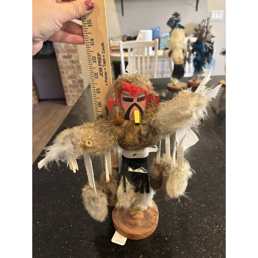 Native American–inspired Red-tailed Hawk Kachina‎ Doll